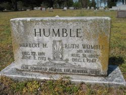 Ruth <I>Womble</I> Humble 
