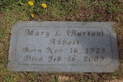 Mary L. <I>Burton</I> Abbott 