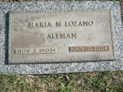 Maria M. <I>Lozano</I> Aleman 