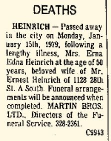 Erna Edna <I>Mass</I> Heinrich 