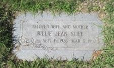 Billie Jean <I>Mitchell</I> Stiff 