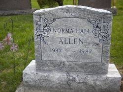 Norma <I>Hall</I> Allen 