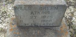 Willie <I>Green</I> Atkins 