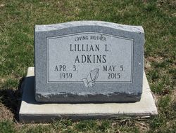 Lillian Louise <I>Dix</I> Adkins 