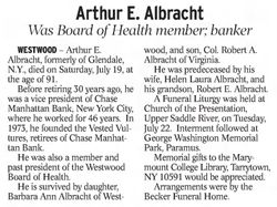 Arthur E. Albracht 
