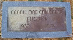 Connie Mae <I>Callender</I> Tucker 