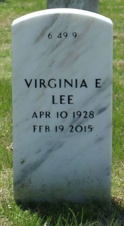 Virginia Ellen <I>Weikle</I> Lee 