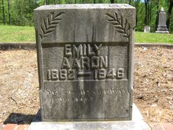Emiline “Emily” <I>Herndon</I> Aaron 