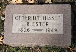 Cathrina <I>Nissen</I> Biester 