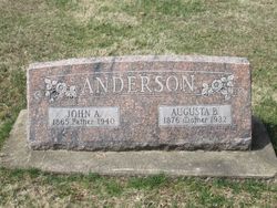 Augusta B <I>Johansdotter/Lenberg</I> Anderson 