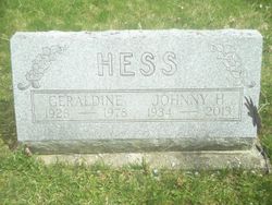 Geraldine <I>Hall</I> Hess 
