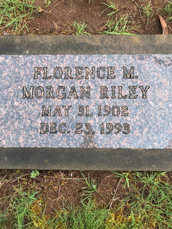Florence M <I>Morgan</I> Riley 