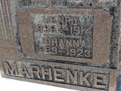 Heinrich Conrad Cristoph “Henry” Marhenke 