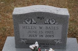 Helen W. <I>Park</I> Bates 