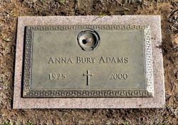 Anna <I>Burt</I> Adams 