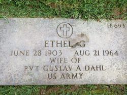 Ethel G Dahl 