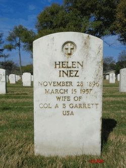 Helen Inez <I>Hill</I> Garrett 