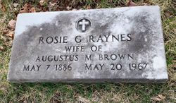 Rosie G. <I>Raynes</I> Brown 