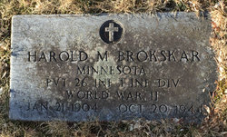 PVT Harold M Brokskar 