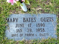 Mary <I>Bates</I> Ouzts 
