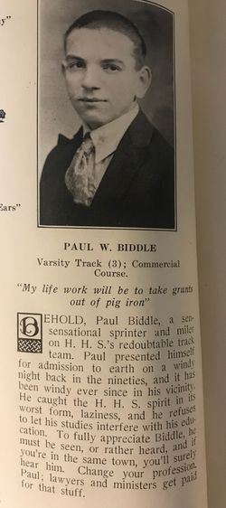 Paul W Biddle 