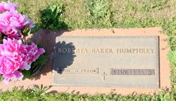 Roberta Amanda <I>Baker</I> Humphrey 