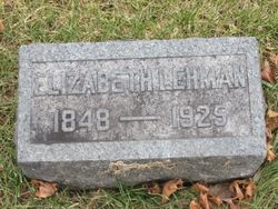 Elizabeth <I>McMahon</I> Lehman 