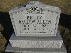 Betty M. <I>Ballew</I> Allen 