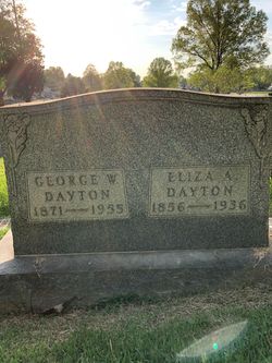 Elizabeth Ann “Eliza” <I>Wigal</I> Dayton 