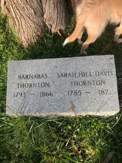 Sarah A. “Sally” <I>Hill</I> Thornton 