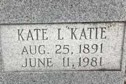 Kate Lee “Katie” <I>Scruggs</I> Fuqua 
