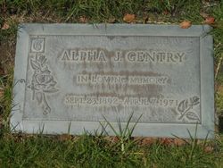 Alpha J. Gentry 