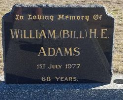 William Henry Edward “Bill” Adams 