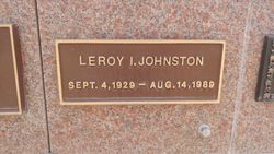Leroy Irwin Johnston 