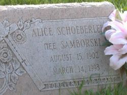Alice <I>Samborski</I> Schoeberlein 