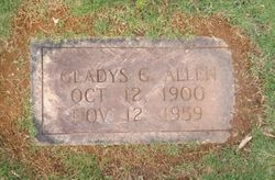 Gladys HILL <I>Blazer</I> Allen 
