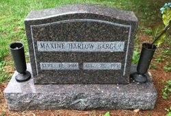 Maxine <I>Harlow</I> Barger 