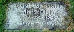 Marie Augusta <I>Sherrill</I> Abernathy 