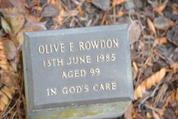 Olive E. Rowdon 