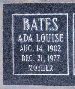 Ada Louise <I>Christy</I> Bates 
