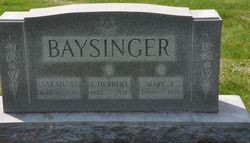 Mary Elizabeth <I>Simler</I> Baysinger 