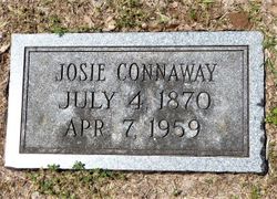 Josephine “Josie” <I>Caraway</I> Connaway 