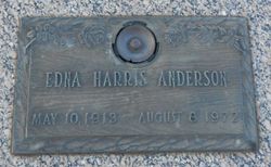 Edna Belle <I>Harris</I> Anderson 