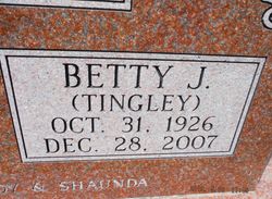 Betty Jane <I>Tingley</I> Freel 