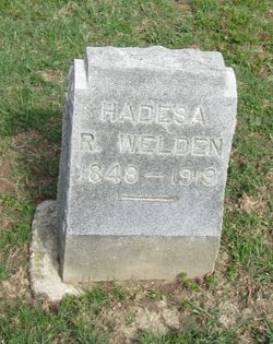 Hadesa R. “Dessa” <I>Elder</I> Welden 