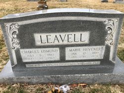 Louvenia Marie <I>Hevener</I> Leavell 