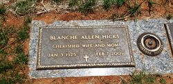 Blanche <I>Allen</I> Hicks 