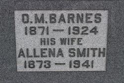 Emma Allena “Lena” <I>Smith</I> Barnes 