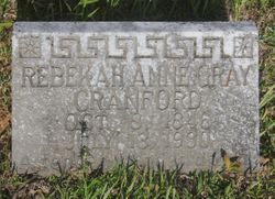 Rebekah Ann <I>Gray</I> Cranford 