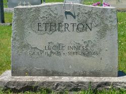 Lucille <I>Inness</I> Etherton 